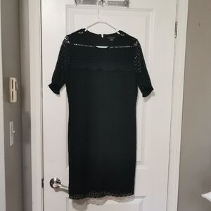 Tommy Hilfiger Elegant Dark Blue Midi Dress